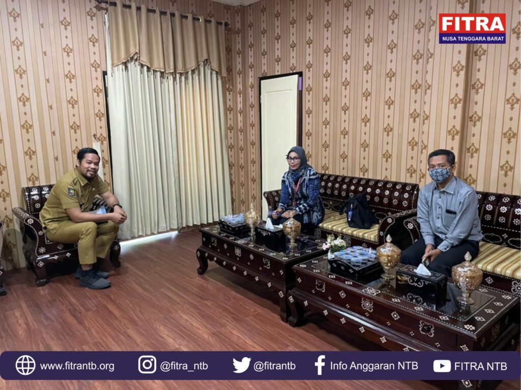 Audiensi dengan Wakil Bupati KLU dalam rangka Lokakarya Peningkatan Kapasitas BPD Se KLU bersama DC KOMPAK KLU